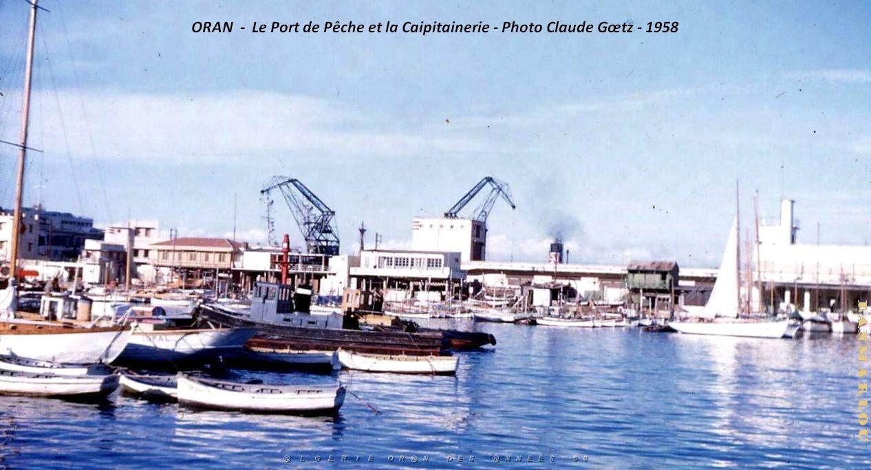 Oran - Port de Peche et Capitainerie - Goetz - 1958 .jpg
